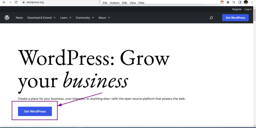 how to install wordpress