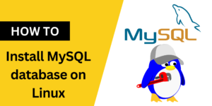 Read more about the article How to Install MySQL Database on Linux