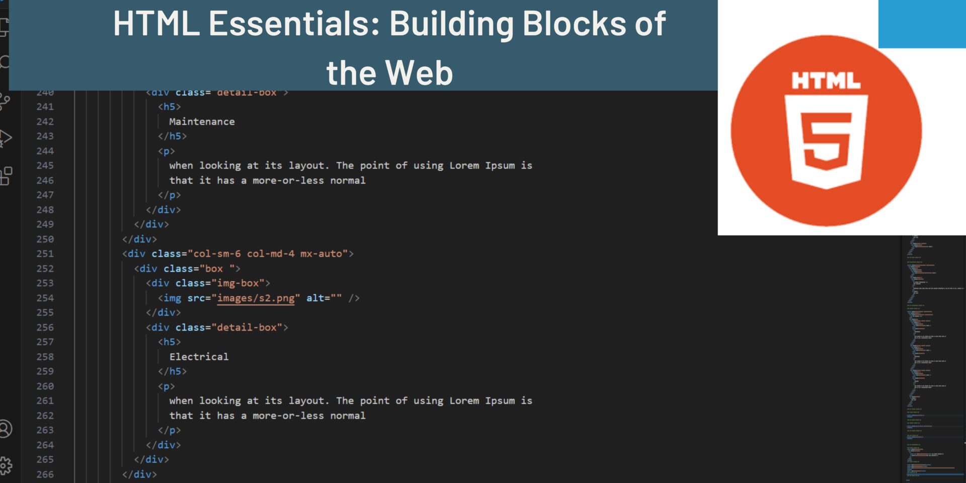 Read more about the article HTML Essentials: Building Blocks of the Web